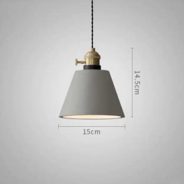 Vintage Style Cemented Pendant Light