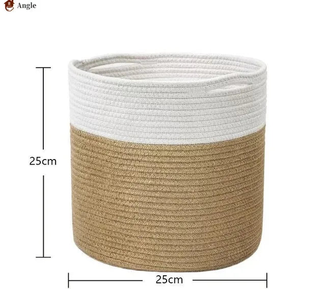 Thick Heavy Cotton Rope Laundry Bucket