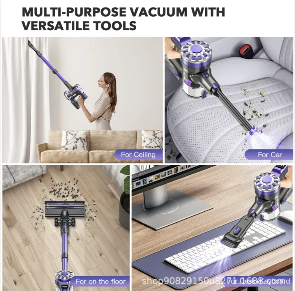 Telescopic Vacuum Cleaner for Household Cleaning