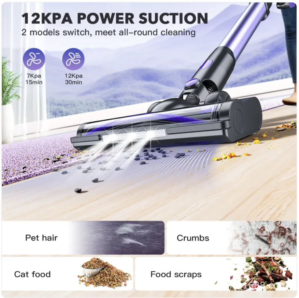 Telescopic Vacuum Cleaner for Household Cleaning