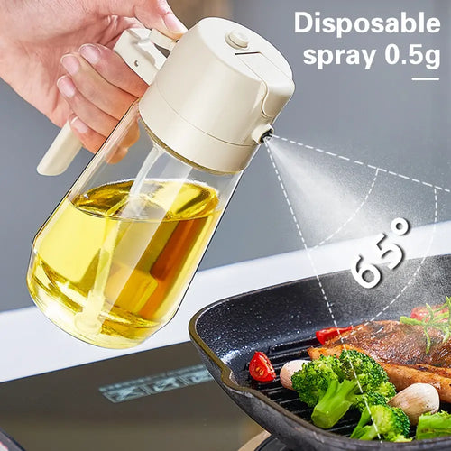 2 In 1 Kitchen Oil Spray Bottle