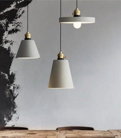 Vintage Style Cemented Pendant Light